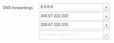 How to configure DNS in OpenWRT.